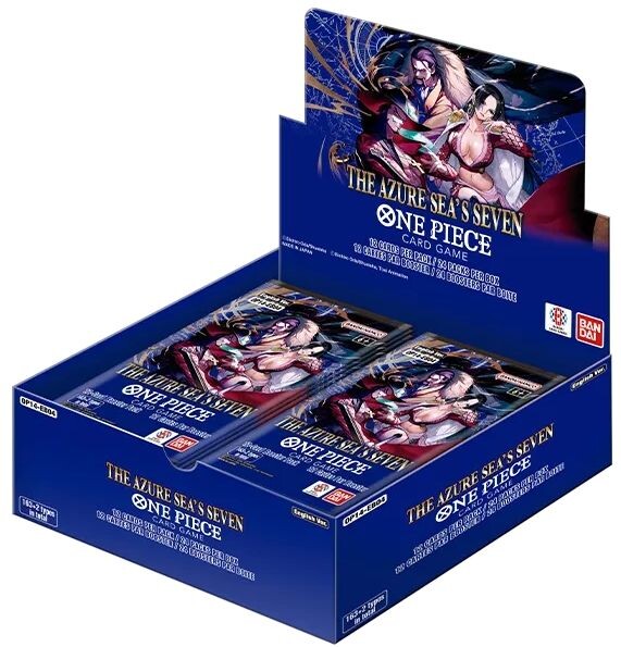 One Piece TCG Azure Seas Seven Display